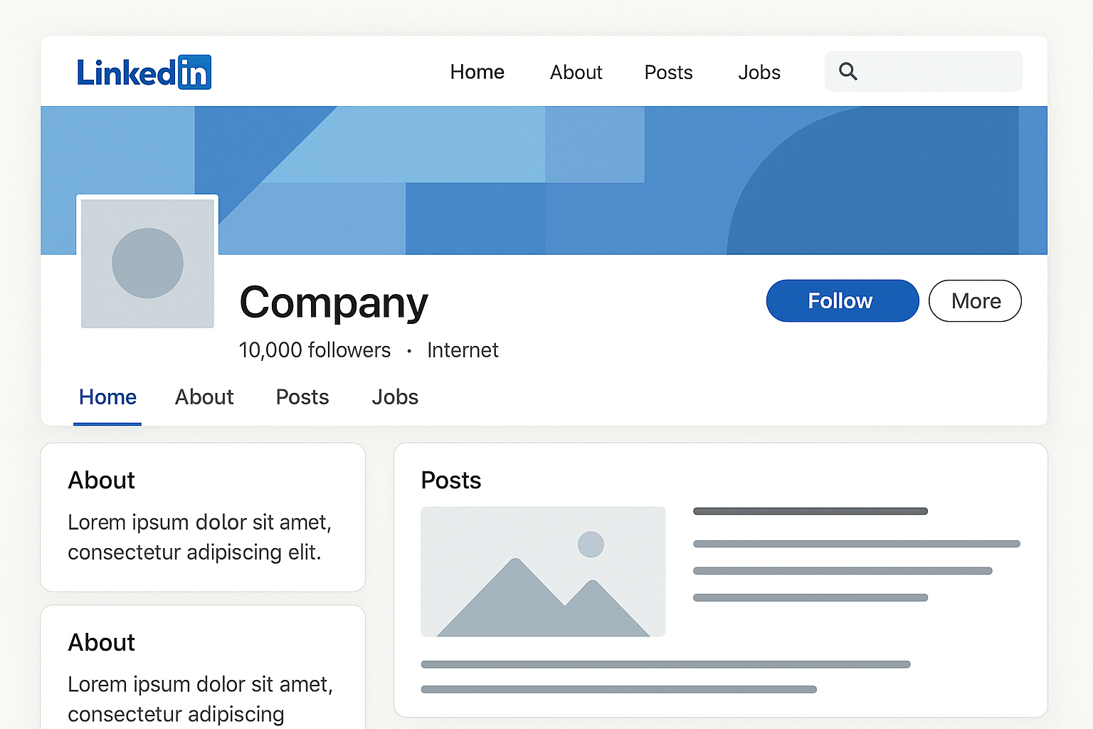 LinkedIn会社ページ